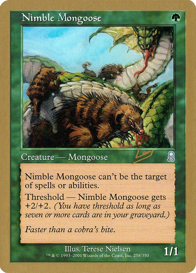 Nimble Mongoose (Raphael Levy) [World Championship Decks 2002] MTG Single Magic: The Gathering  | Multizone: Comics And Games