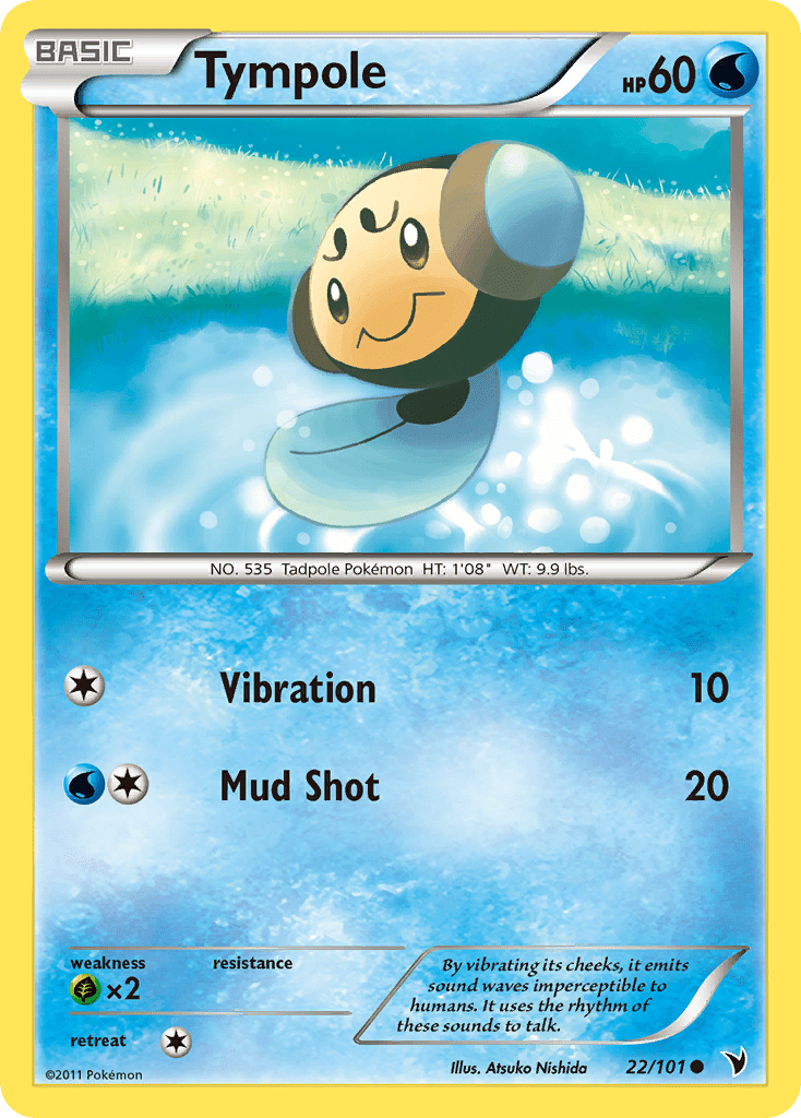 Tympole (22/101) [Black & White: Noble Victories] Pokemon Single Pokémon  | Multizone: Comics And Games