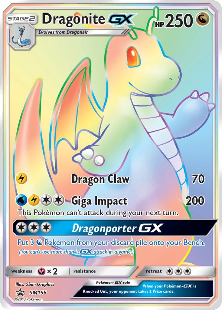 Dragonite GX (SM156) [Sun & Moon: Black Star Promos] Pokemon Single Pokémon  | Multizone: Comics And Games