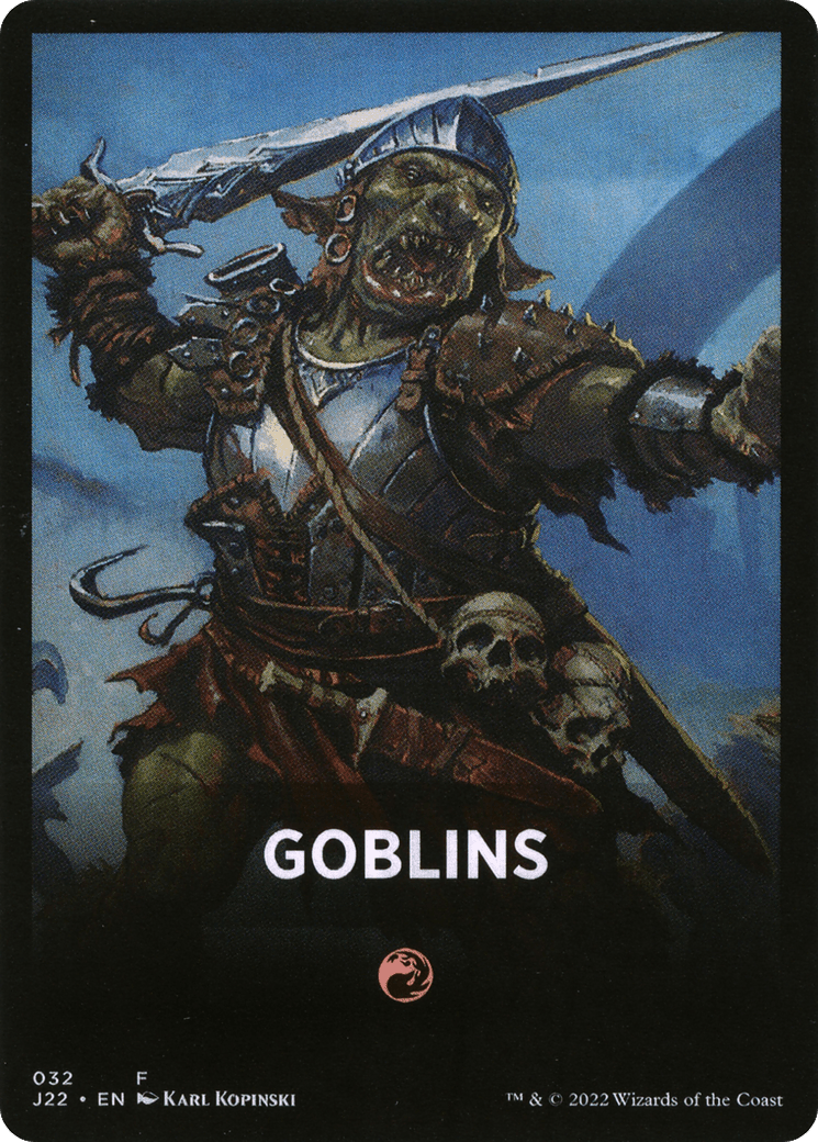 Goblins Theme Card [Jumpstart 2022 Front Cards] MTG Single Magic: The Gathering  | Multizone: Comics And Games