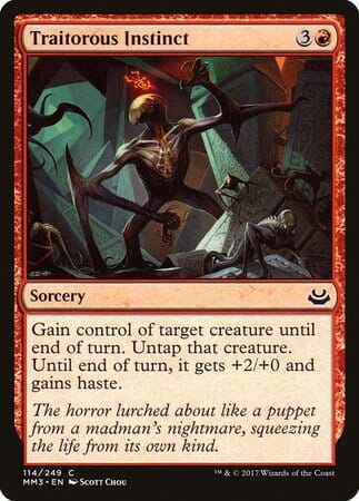 Traitorous Instinct [Modern Masters 2017] MTG Single Magic: The Gathering  | Multizone: Comics And Games