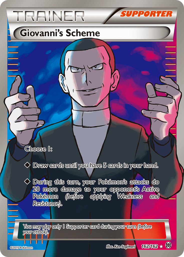 Giovanni's Scheme (162/162) [XY: BREAKthrough] Pokemon Single Pokémon  | Multizone: Comics And Games