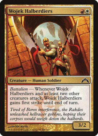 Wojek Halberdiers [Gatecrash] MTG Single Magic: The Gathering  | Multizone: Comics And Games