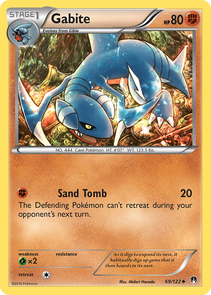 Gabite (69/122) [XY: BREAKpoint] Pokemon Single Pokémon  | Multizone: Comics And Games