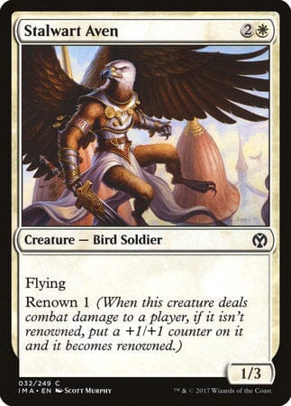 Stalwart Aven [Iconic Masters] MTG Single Magic: The Gathering  | Multizone: Comics And Games