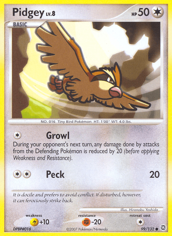 Pidgey (99/132) [Diamond & Pearl: Secret Wonders] Pokemon Single Pokémon  | Multizone: Comics And Games