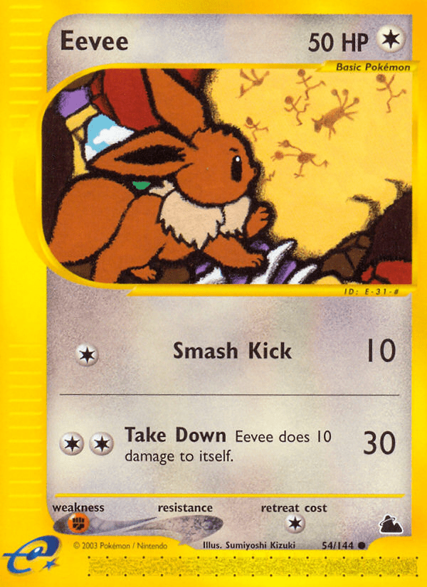 Eevee (54/144) [Skyridge] Pokemon Single Pokémon  | Multizone: Comics And Games