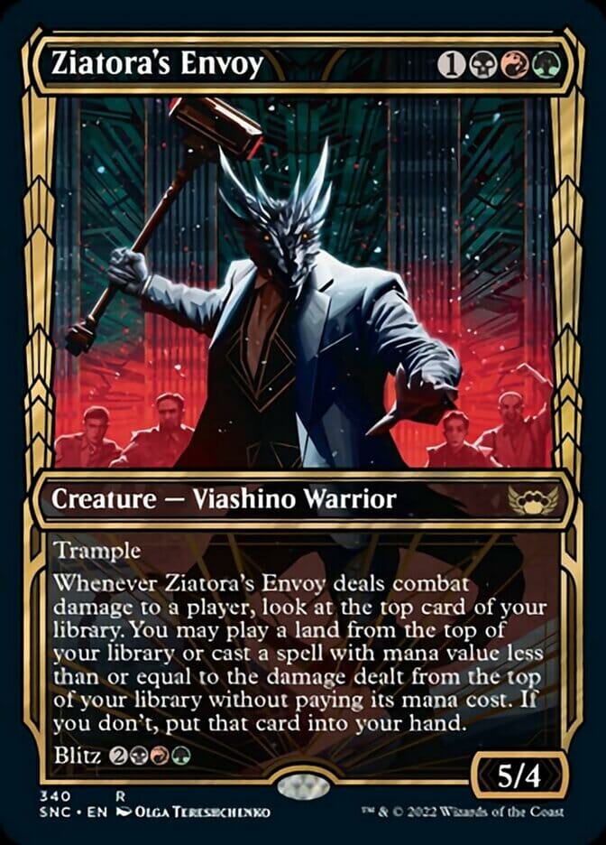 Ziatora's Envoy (Showcase Golden Age) [Streets of New Capenna] MTG Single Magic: The Gathering  | Multizone: Comics And Games