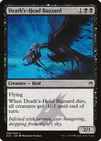 Death's-Head Buzzard [Masters 25] MTG Single Magic: The Gathering  | Multizone: Comics And Games