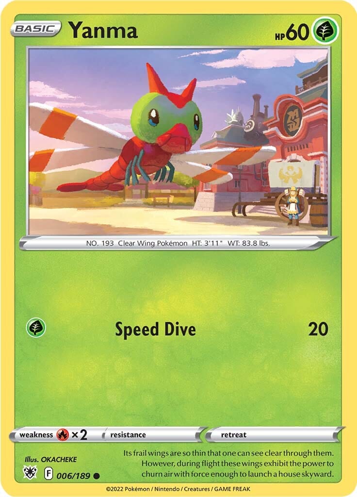 Yanma (006/189) [Sword & Shield: Astral Radiance] Pokemon Single Pokémon  | Multizone: Comics And Games