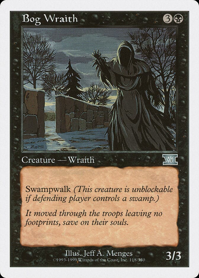 Bog Wraith [Classic Sixth Edition] MTG Single Magic: The Gathering  | Multizone: Comics And Games