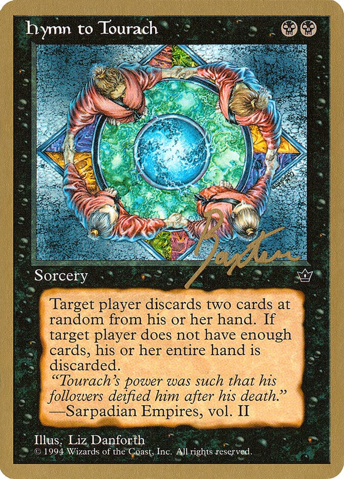 Hymn to Tourach (Circle) (George Baxter) [Pro Tour Collector Set] MTG Single Magic: The Gathering  | Multizone: Comics And Games