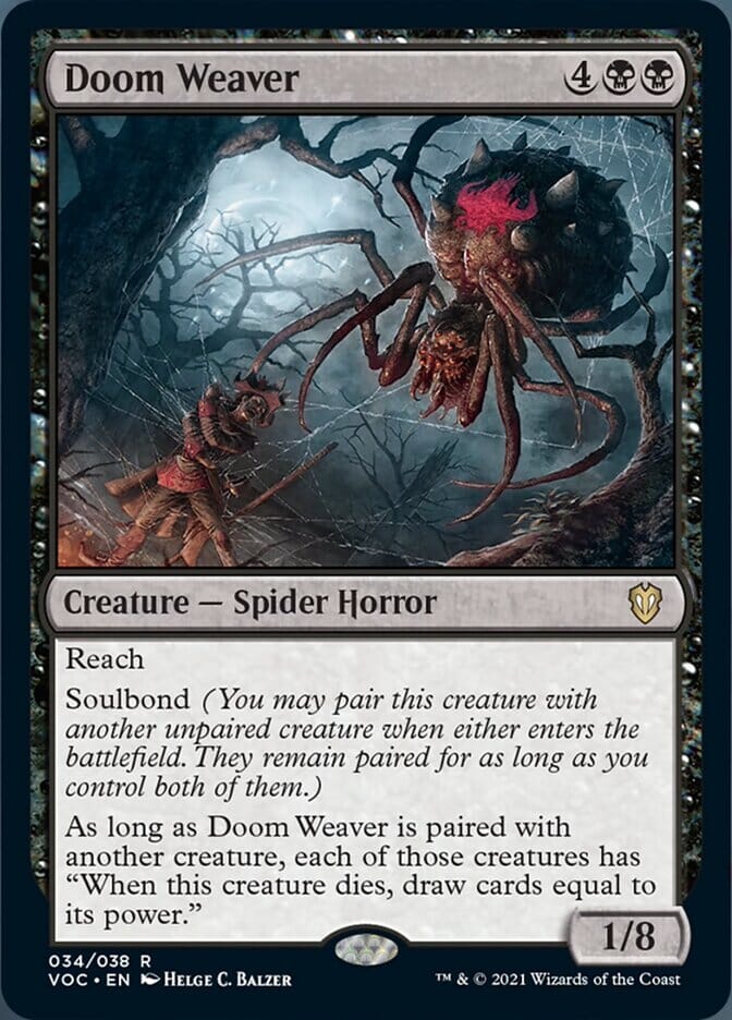 Doom Weaver [Innistrad: Crimson Vow Commander] MTG Single Magic: The Gathering  | Multizone: Comics And Games