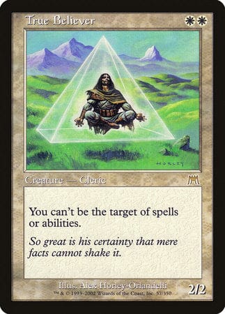 True Believer [Onslaught] MTG Single Magic: The Gathering  | Multizone: Comics And Games