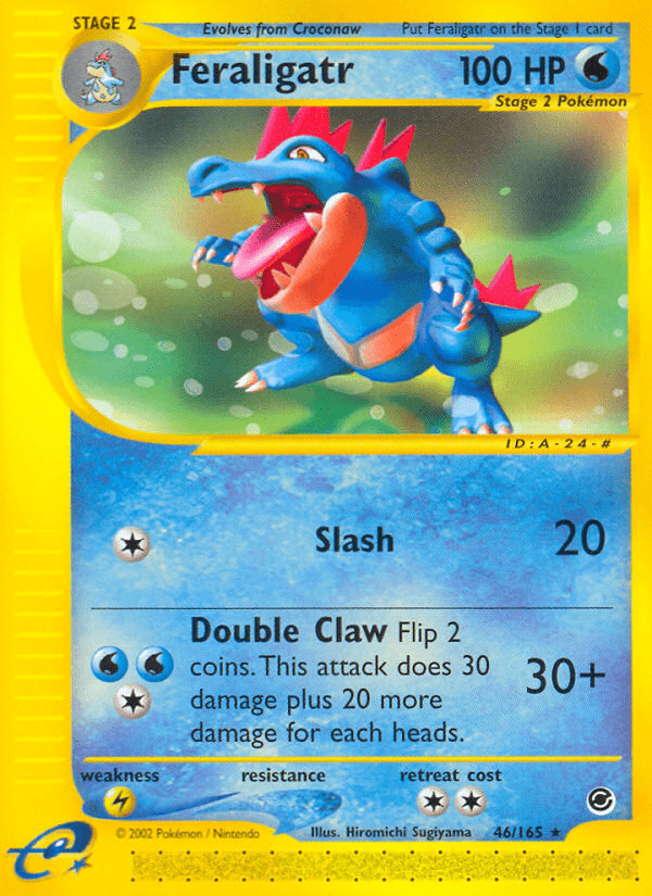 Feraligatr (46/165) [Expedition: Base Set] Pokemon Single Pokémon  | Multizone: Comics And Games