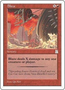 Blaze [Portal Three Kingdoms] MTG Single Magic: The Gathering  | Multizone: Comics And Games