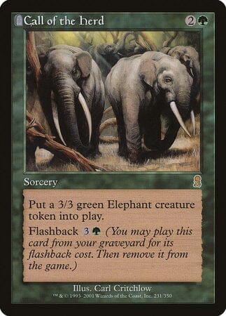 Call of the Herd [Odyssey] MTG Single Magic: The Gathering  | Multizone: Comics And Games