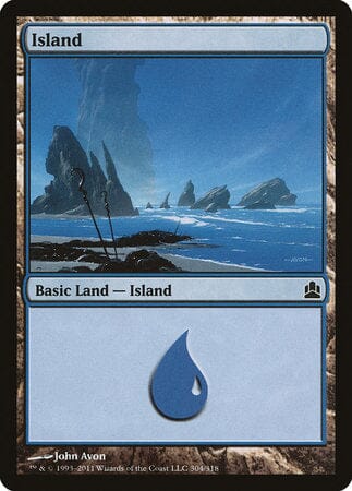 Island (304) [Commander 2011] MTG Single Magic: The Gathering  | Multizone: Comics And Games
