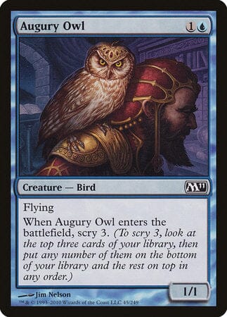 Augury Owl [Magic 2011] MTG Single Magic: The Gathering  | Multizone: Comics And Games