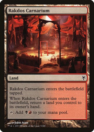 Rakdos Carnarium [Duel Decks: Sorin vs. Tibalt] MTG Single Magic: The Gathering  | Multizone: Comics And Games