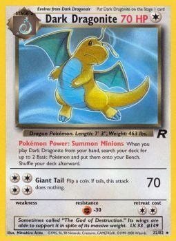 Dark Dragonite (22/82) [Team Rocket Unlimited] Pokemon Single Pokémon  | Multizone: Comics And Games