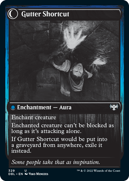 Gutter Skulker // Gutter Shortcut [Innistrad: Double Feature] MTG Single Magic: The Gathering  | Multizone: Comics And Games