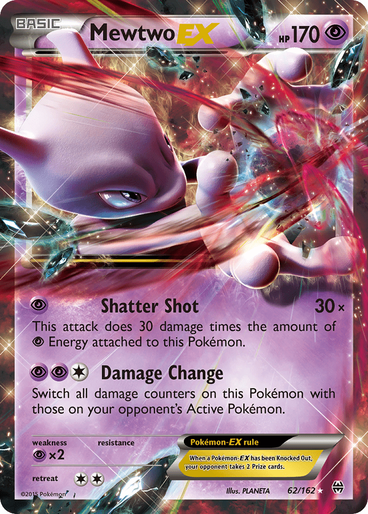 Mewtwo EX (62/162) [XY: BREAKthrough] Pokemon Single Pokémon  | Multizone: Comics And Games