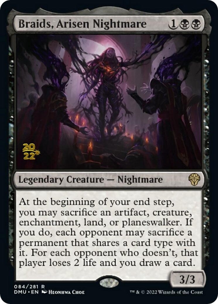 Braids, Arisen Nightmare [Dominaria United Prerelease Promos] MTG Single Magic: The Gathering  | Multizone: Comics And Games