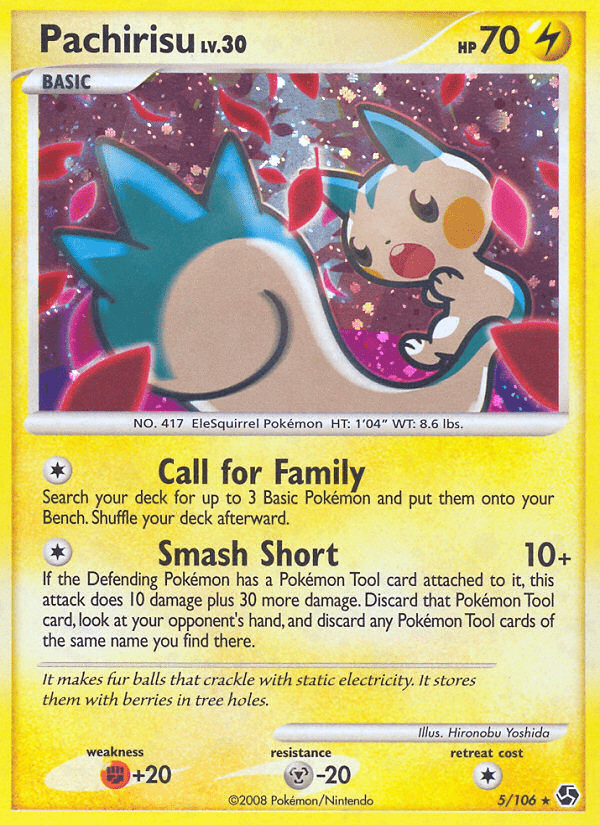 Pachirisu (5/106) [Diamond & Pearl: Great Encounters] Pokemon Single Pokémon  | Multizone: Comics And Games