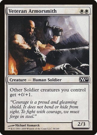 Veteran Armorsmith [Magic 2010] MTG Single Magic: The Gathering  | Multizone: Comics And Games
