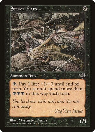 Sewer Rats [Mirage] MTG Single Magic: The Gathering  | Multizone: Comics And Games