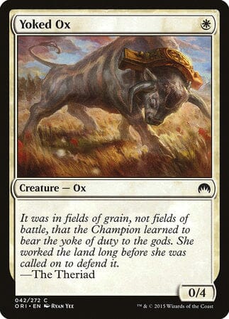 Yoked Ox [Magic Origins] MTG Single Magic: The Gathering  | Multizone: Comics And Games