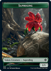 Saproling // Soldier Double-Sided Token [Starter Commander Decks] MTG Single Magic: The Gathering  | Multizone: Comics And Games