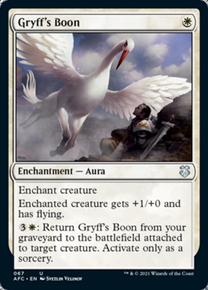 Gryff's Boon [Dungeons & Dragons: Adventures in the Forgotten Realms Commander] MTG Single Magic: The Gathering  | Multizone: Comics And Games