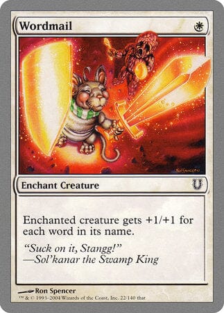 Wordmail [Unhinged] MTG Single Magic: The Gathering  | Multizone: Comics And Games