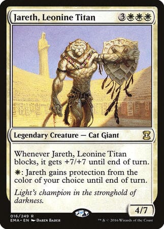 Jareth, Leonine Titan [Eternal Masters] MTG Single Magic: The Gathering  | Multizone: Comics And Games