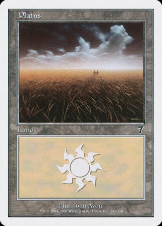 Plains (344) [Seventh Edition] MTG Single Magic: The Gathering  | Multizone: Comics And Games