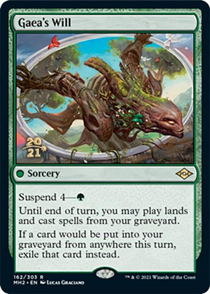 Gaea's Will [Modern Horizons 2 Prerelease Promos] MTG Single Magic: The Gathering  | Multizone: Comics And Games