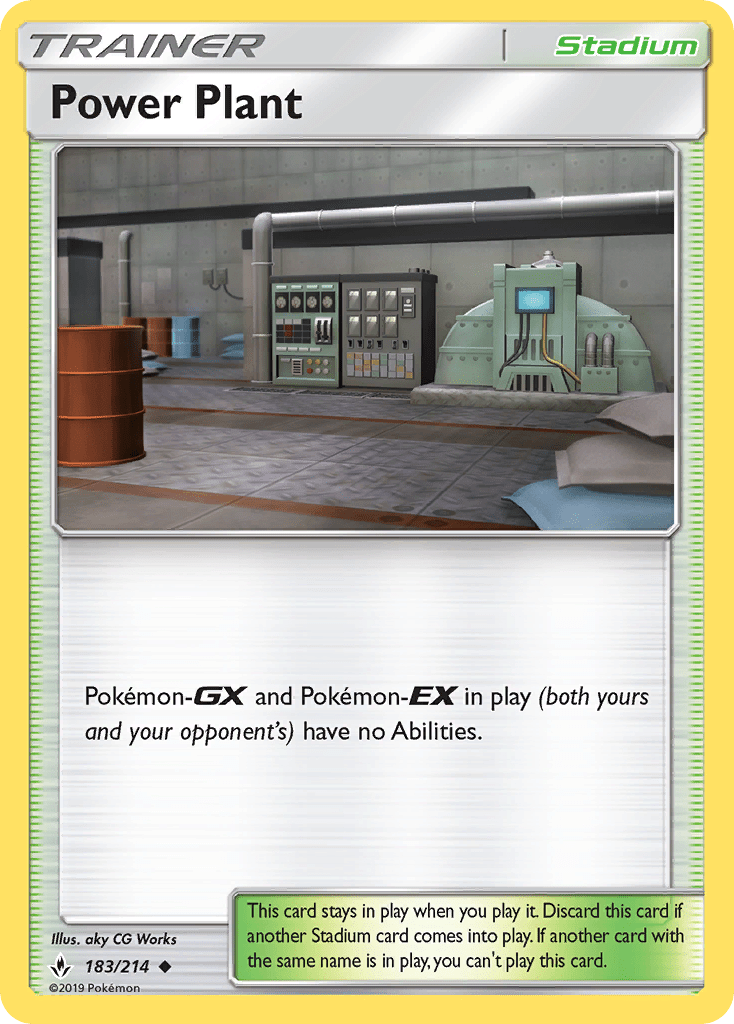 Power Plant (183/214) [Sun & Moon: Unbroken Bonds] Pokemon Single Pokémon  | Multizone: Comics And Games