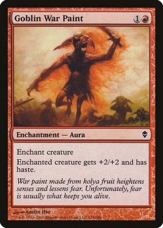 Goblin War Paint [Zendikar] MTG Single Magic: The Gathering  | Multizone: Comics And Games