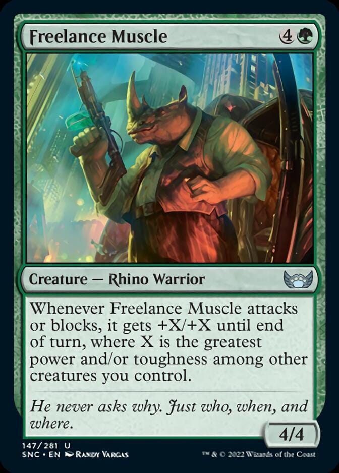 Freelance Muscle [Streets of New Capenna] MTG Single Magic: The Gathering  | Multizone: Comics And Games