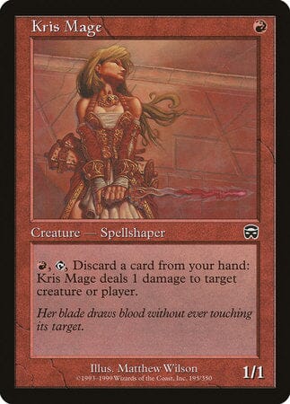 Kris Mage [Mercadian Masques] MTG Single Magic: The Gathering  | Multizone: Comics And Games