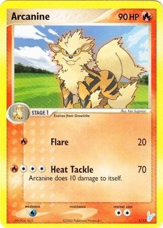 Arcanine (1/12) [EX: Trainer Kit 2 - Minun] Pokemon Single Pokémon  | Multizone: Comics And Games