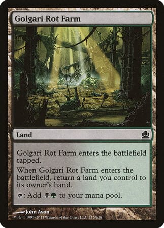 Golgari Rot Farm [Commander 2011] MTG Single Magic: The Gathering  | Multizone: Comics And Games