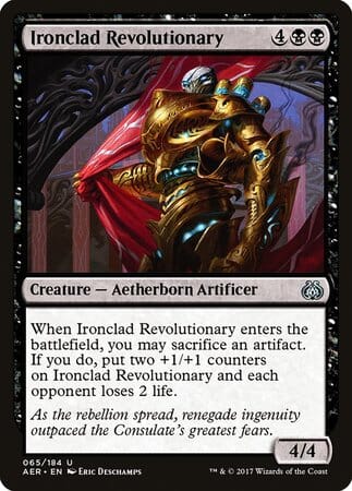 Ironclad Revolutionary [Aether Revolt] MTG Single Magic: The Gathering  | Multizone: Comics And Games