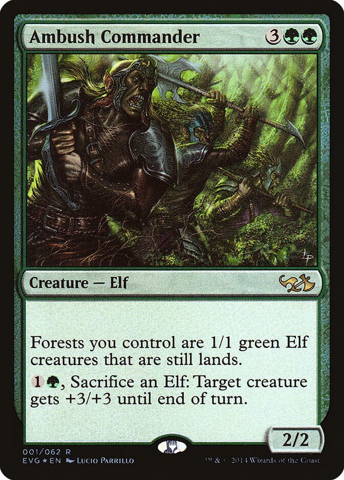 Ambush Commander (Elves vs. Goblins) [Duel Decks Anthology] MTG Single Magic: The Gathering  | Multizone: Comics And Games