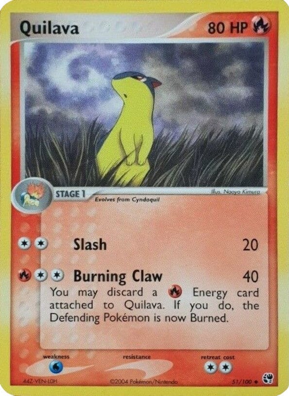 Quilava (51/100) [EX: Battle Stadium] Pokemon Single Pokémon  | Multizone: Comics And Games