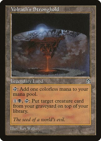 Volrath's Stronghold [Stronghold] MTG Single Magic: The Gathering  | Multizone: Comics And Games