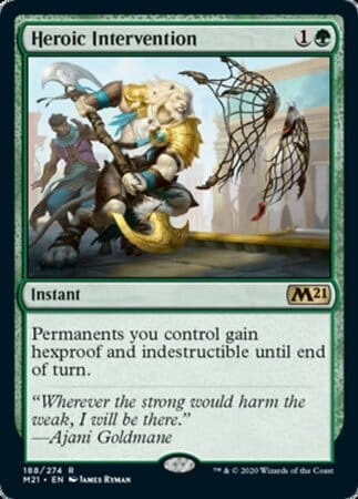 Heroic Intervention [Core Set 2021] MTG Single Magic: The Gathering  | Multizone: Comics And Games