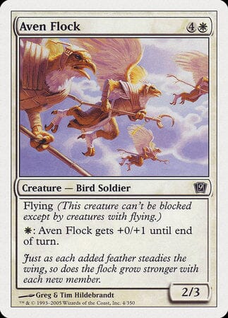 Aven Flock [Ninth Edition] MTG Single Magic: The Gathering  | Multizone: Comics And Games